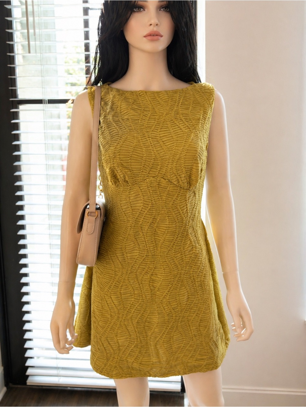 Forever 21 x SHEIN Textured Sleeveless Mini Dress